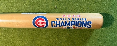 Chicago Cubs 2016 World Series Champions Mini Bat - 18" in original packaging - Image 1 of 4
