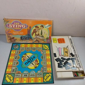 Vintage The Sting Movie Board Game 1976 Ideal Looks Complete Unplayed VG - Picture 1 of 9
