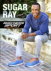 2015 Sugar Ray Leonard Skechers Sport Shoes PRINT AD Great Wall Decor (1275) - Picture 1 of 1