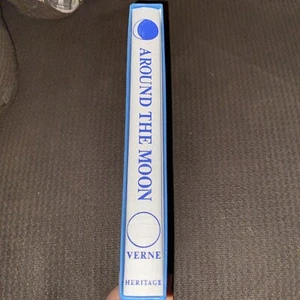 Heritage Press~Jules Verne~ Around the Moon W/Slipcase & Sandglass Bio~ 1988~ VG - Picture 1 of 6
