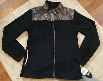 Mossy Oak Performance Fleece/Camo  Womens Size Large Jacket Zips Up - Image 1 of 4