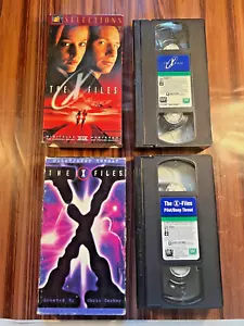 The X-Files VHS Lot The Movie TV Series Pilot Deep Throat Horror Sci-Fi 90's Fox - Picture 1 of 9