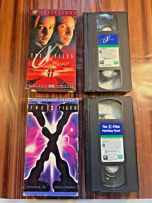 The X-Files VHS Lot The Movie TV Series Pilot Deep Throat Horror Sci-Fi 90's Fox - Image 1 of 4