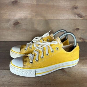 converse all star chuck taylor womens size 8 shoes yellow comfort sneakers - Picture 1 of 8