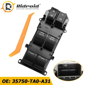 Master Power Window Door Switch For Honda Accord EX&EXL 2008-2012 35750-TA0-A31 - Picture 1 of 12