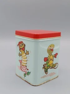 Vintage 1979 Suzy’s Zoo Christmas Tin Enesco Hong Kong - Picture 1 of 8