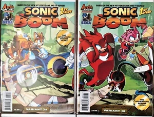 Lot 602: SONIC BOOM SPECIAL First Issues 2 COMIC BOOK SET 1A-1B 2014 Bagged NEW - Picture 1 of 3