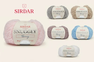 Sirdar Snuggly Bunny 50g Nylon Wool - Soft Baby Fluffy Yarn DK Aran- All Colours