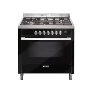 Glem 90cm Freestanding Dual Fuel Cooker NG/LPG (Black) Model IT965PROEN2 - Picture 1 of 3