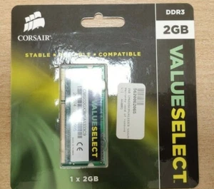Corsair RAM Laptop/Netbook/PC CMSO2GX3M1A1333C9 Value Select 2GB (1X2gb) DDR3  - Picture 1 of 1
