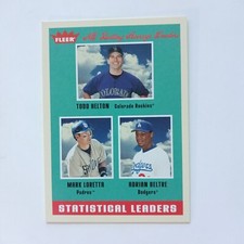 2005 Fleer Tradition Statistical Leaders Todd Helton Mark Loretta Adrian Beltre