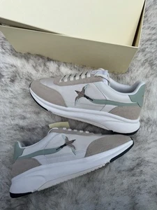 Zapatilla deportiva de gamuza vintage Axel Arigato Neo Genesis Bird | Beige | Talla UK9 y UK11 - Imagen 1 de 15