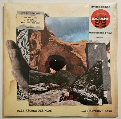 DAVE MATTHEWS BAND WALK AROUND THE MOON LP TRANSLUCENT RED VINYL TARGET EXCLUSIV - Image 1 of 2