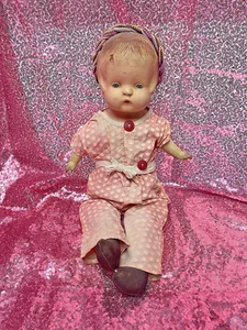 Vintage The Judy Girl Puppe zum Reparieren 20" groß - Bild 1 von 17