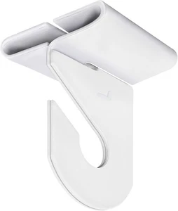 Wakhow 10 Pairs Drop Ceiling Hooks for Hanging, Suspended 10 Pairs, White - Picture 1 of 7