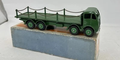 dinky toys meccano  505 FODEN FLAT BED WITH CHAINS very good original boxed - Image 1 of 4