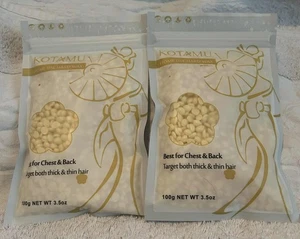 Juego de dos cuentas de cera dura para cabello fino/grueso Kotamu de 3,5 OZ cada una - Imagen 1 de 2