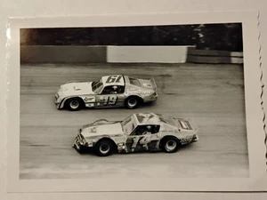 WINCHESTER SPEEDWAY ACTION PHOTO JIM BLOUNT & WAYNE LENSING - Picture 1 of 2