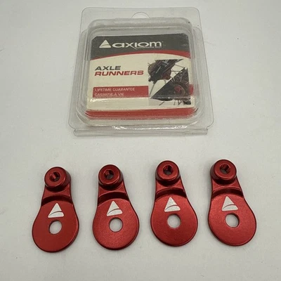 Axiom Axle Runner QR Mounted Fender Eyelet X 4 Brand New RED - Image 1 of 4