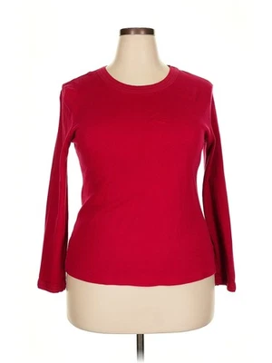 Camiseta roja manga 3/4 XXL Central Park West para mujer Foto 1 de 4