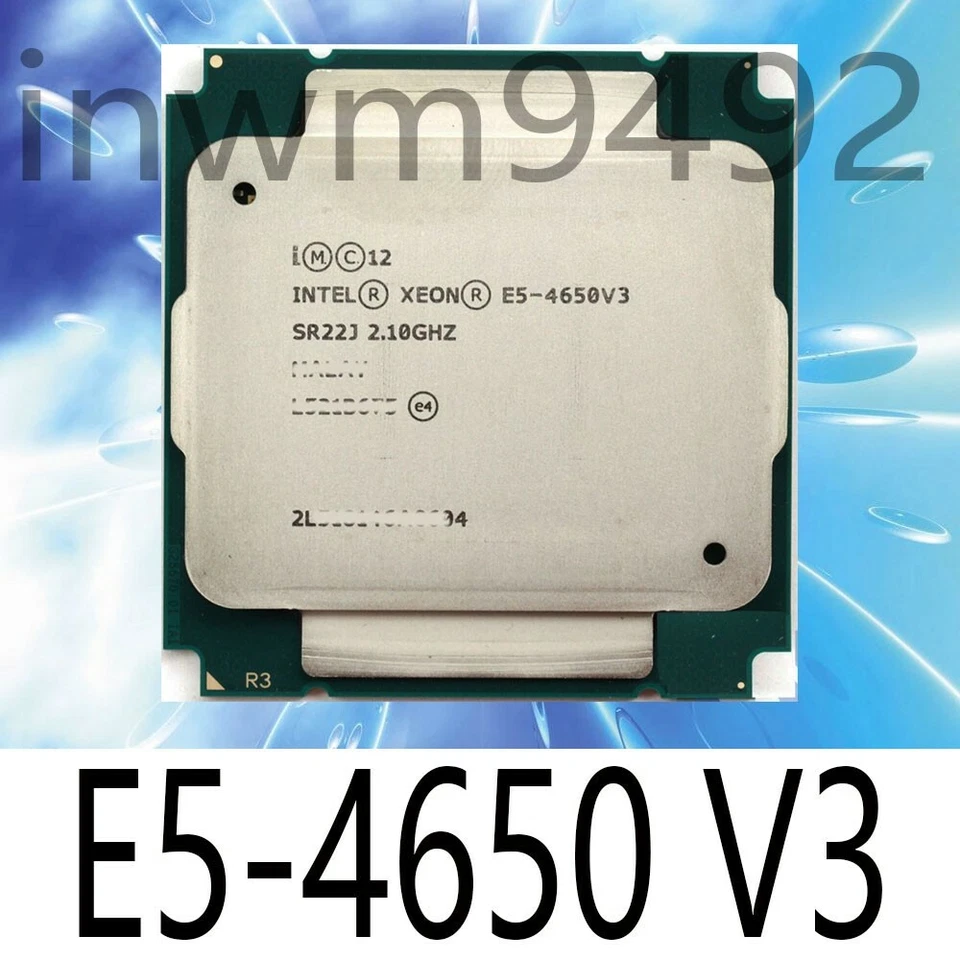 Intel Xeon E5-4650V3 2.10 GHz 12 Cores 30 MB Cache SR22J LGA 2011 CPU Processor - Image 1 of 1