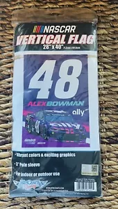 Alex Bowman 28x40 Vertical Flag - #48 Ally - Hendrick Motorsports - Picture 1 of 1