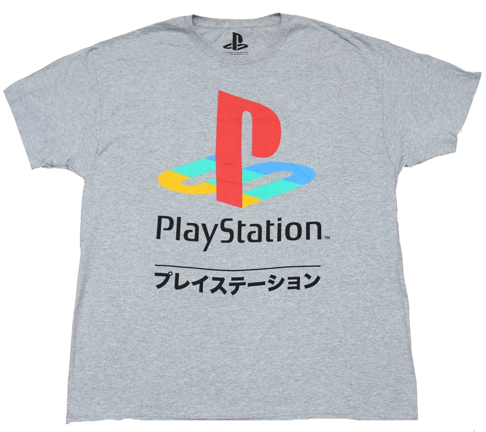 Camiseta PlayStation Hombre - Logo Clásico Sobre Kanji Foto 1 de 1