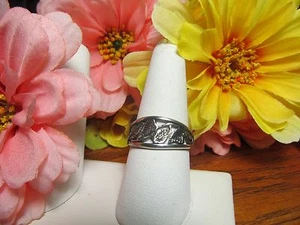 Anillo único de moda de hojas enrolladas para mujer niña - Imagen 1 de 3