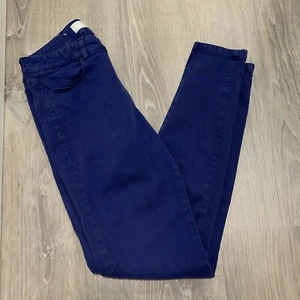 Zara Basic Dept Womens Jeans sz 6 Blue Skinny Jegging Lightweight Stretch Casual - Picture 1 of 14