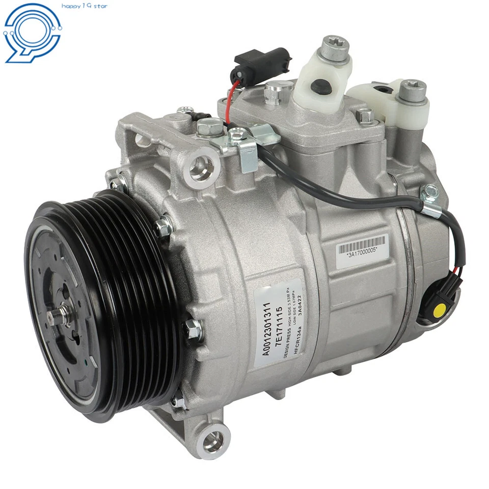 Compressor AC compatível com Mercedes-Benz 2005 2006 2007 2008 2009 C-CLASS CLK novo - Imagem 1 de 4