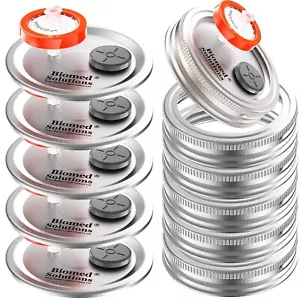 6Pcs Regular Mouth Liquid Culture Lid,Split-type Grain Spawn Cultivation Maso... - Picture 1 of 6