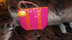 Elizabeth Arden Huge Tote Bag NEW!!! Pink and Orange 18”x 15”x 5” - Picture 1 of 9
