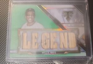 2021 Topps Triple Threads Willie Mays Legend Bat Relic 15/18 Game Used