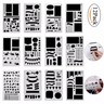 12/20pcs Bullet Journal Stencil Set Plastic Planner DIY Drawing Template Diary