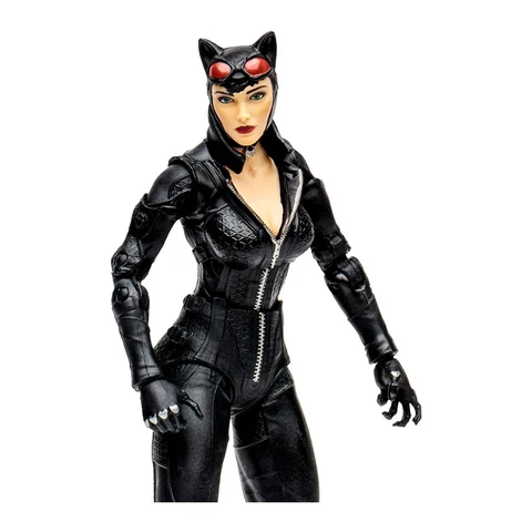 McFarlane DC Gaming BuildA Wave 1 Arkham City 7 In Catwoman Figure Black Cover