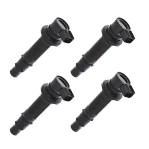 4PCS Black Ignition Coil For Yamaha FZ 1 YZF R1 R6 R6S VMAX V Max 1700 2002-2017 - Picture 1 of 10