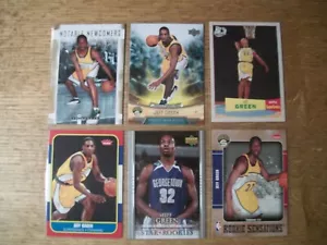 Jeff Green 6 Karten Rookie Lot 2007-08 Fleer, Topps, Upper Deck RC Sonics - Bild 1 von 1