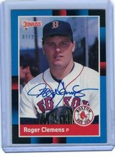 Roger Clemens 2021 Donruss Recollection Collection Autograph 07/21