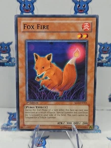Yugioh TCG Fox Fire SD3-EN013 1st Edition LP - Picture 1 of 2