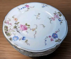 Set of 8 Castleton Sunnyvale 9.5" Luncheon Plates Rare HTF - Picture 1 of 3