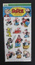 1981 POPEYE STICKER SHEET King Features Syndicate 19 x 9 cm. (7.5" x 3.5") #3