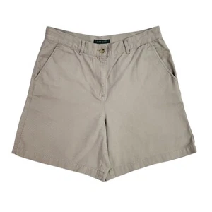 Pantalones Cortos Lauren Ralph Lauren Vintage Beige Reino Unido Para Mujer Talla 8 W26-28"" - Imagen 1 de 5