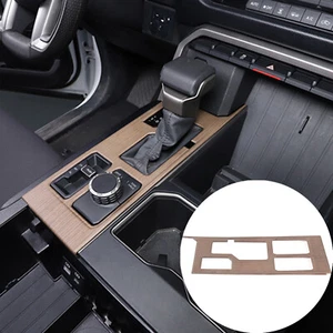 Pear Wood Center Control Gear Shifter Panel Cover Trim For Tundra/Sequoia 22-23 - Picture 1 of 12