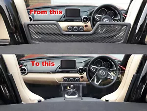 Mazda MX-5 Mk4 ND Soft Top Acrylic Wind Blocker / Deflector Clear - Picture 1 of 5