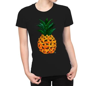 Camiseta 1Tee para mujer Pineapple Cat - Imagen 1 de 5