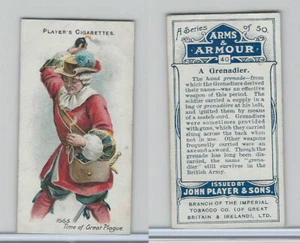P72-15 Player, Arms & Armour, 1909, #40 Grenadier - Imagen 1 de 1