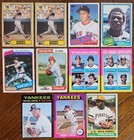 1970s & 1980s BASEBALL HOF/STAR CARDS w/ROOKIES SCHMIDT, NOLAN RYAN VG-EX-NM*YCC