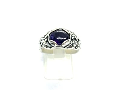 Anillo Amatista Carolyn Pollack Plata de Ley - Talla Q (US 8 1/4) 8,6 gr Foto 1 de 4