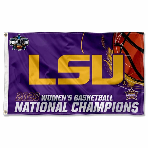 Louisiana State LSU Tigers 2023 Womens College Basketball National Champions Cover