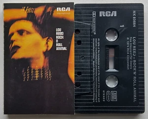 LOU REED -ROCK 'N' ROLL ANIMAL (RCA NK83664) 1981 EUROPE CASSETTE TAPE REISSUE - Picture 1 of 4
